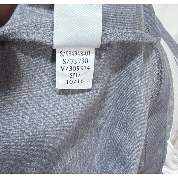 Athleta Jacket Women M White Gray Heather Full Zip Hiking Gorpcore Outdoor Basic - Picture 11 of 12